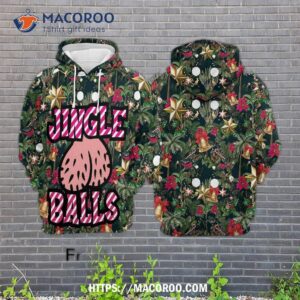 jingle balls gosblue 3d sublimation xmas hoodies unisex graphic pullover sweatshirt funny 1
