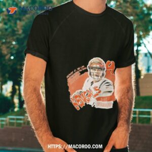 joe burrow football paper cincinnati bengals t shirt tshirt