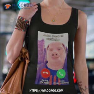 John Pork Is Calling Funny Answer Call Phone Kids T-Shirt