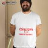 Josh Pate Wearing Coffeetown Varsity Football Shirt