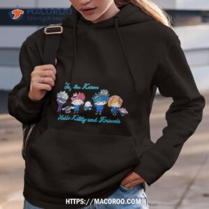 jujutsu kaisen x hello kitty and friends shirt hoodie 3