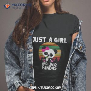 just a girl who loves pandas vintage shirt tshirt 2