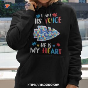Kansas City Chiefs Autism Awareness I Am His Voice He Is My Heart 2023 Shirt 1 kansas city chiefs autism awareness i am his voice he is my heart 2023 shirt hoodie