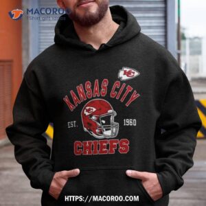 Nfl Shop Kansas City Chiefs Gray Tackle Adaptive Helmet Est 1960 Shirt