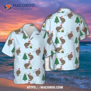 Kiwi Bird Christmas Hawaiian Shirt