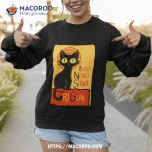 kuro neko trigun cat shirt sweatshirt