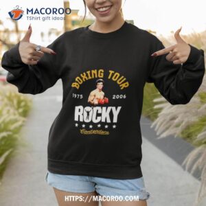 kyle t boxing tour rocky shirt sweatshirt