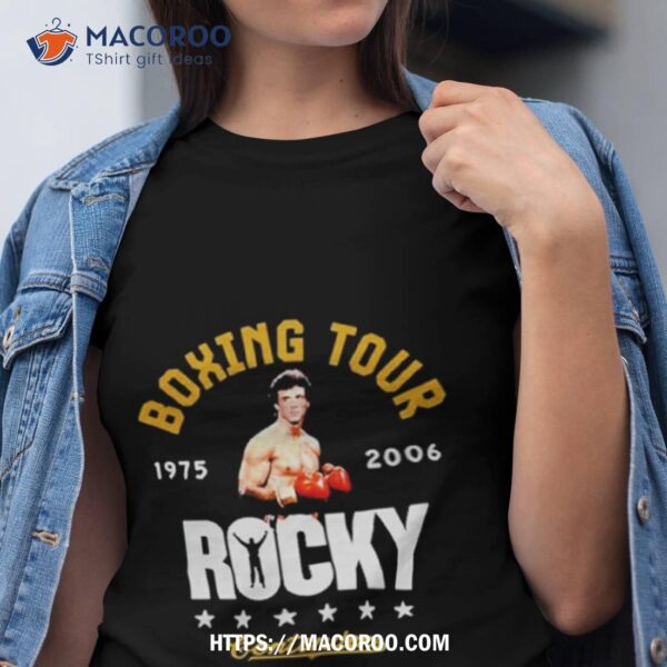 Kyle T Boxing Tour Rocky Shirt