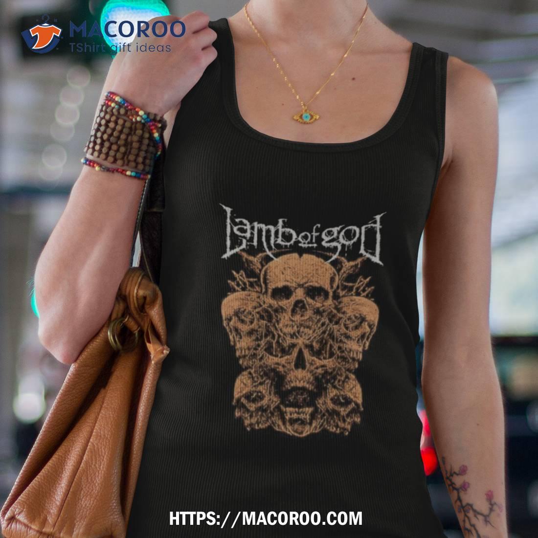 Lamb Of God Rooted Skull Shirt Lamb Of God Rooted Skull Shirt