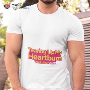 lance bass tearing up my heartburn world tour 2024 shirt tshirt