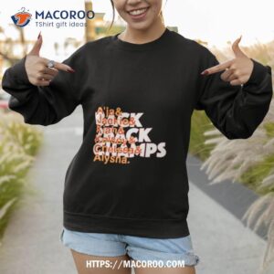 las vegas aces back to back ampersand champs shirt sweatshirt