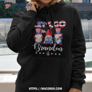 let s go brandon gnomes american flag christmas shirt hoodie 2