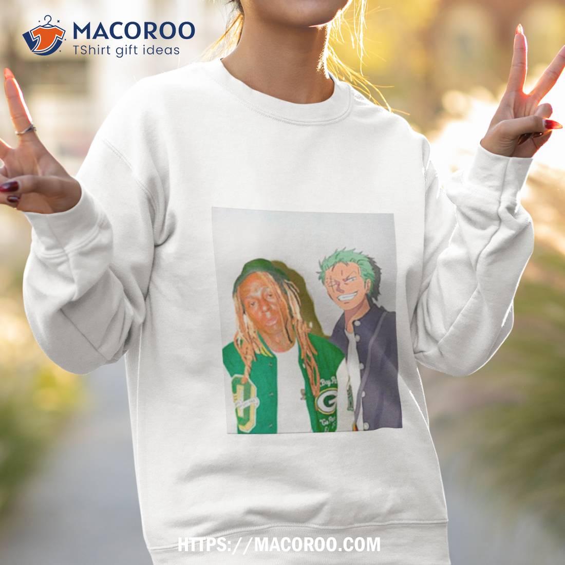 Lil Wayne And Roronoa Zoro Anime Shirt Lil Wayne And Roronoa Zoro Anime Shirt