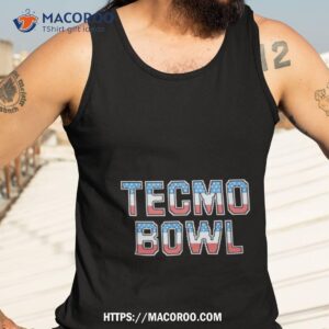 limited tecmo bowl shirt tank top 3