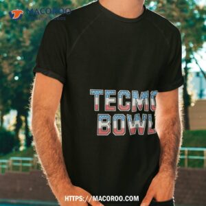 limited tecmo bowl shirt tshirt