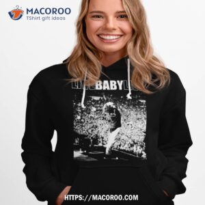 live baby live halftone graphic shirt hoodie 1