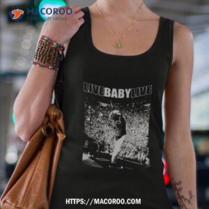 live baby live halftone graphic shirt tank top 4