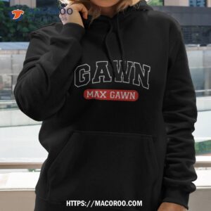 logo text max gawn shirt hoodie