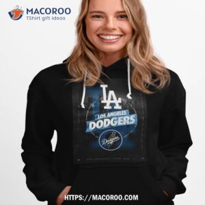 los angeles dodgers city skyline stacked shirt hoodie 1