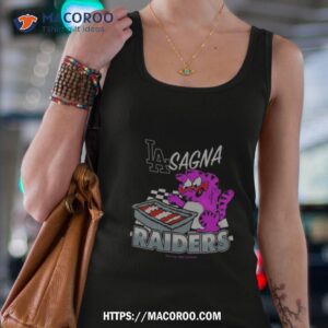 los angeles dodgers lasagna raiders shirt tank top 4