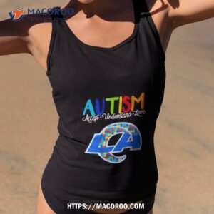 los angeles rams nfl autism awareness accept understand love shirt tank top 2