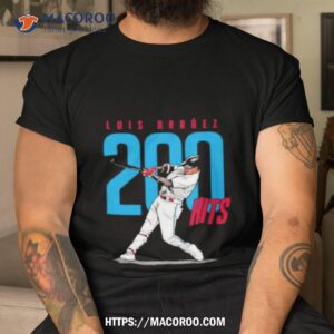 luis arrez 200 hits shirt tshirt