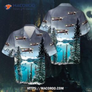 Luscombe 8 E Vintage Aircraft Hawaiian Shirt