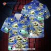 Military Helicopter Christmas Hawaiian Shirt