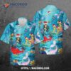 Christmas Dolphin Mermaid Ocean Life Hawaiian Shirt