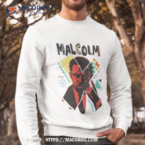 malcolm x art drawing shirt sweatshirt