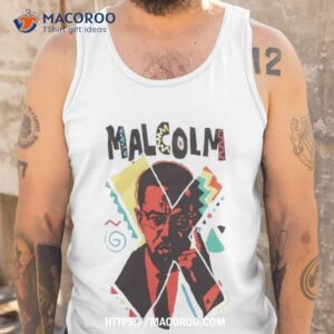 malcolm x art drawing shirt tank top