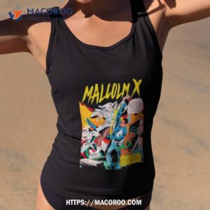 malcolm x vintage 90 s superhero shirt tank top 2