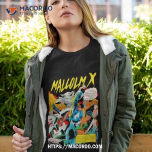 malcolm x vintage 90 s superhero shirt tshirt 4