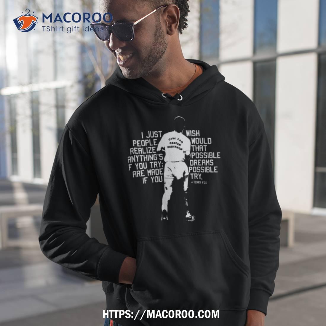Maple Leaf Terry Fox Quote Shirt Maple Leaf Terry Fox Quote Shirt