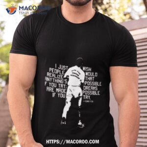 maple leaf terry fox quote shirt tshirt