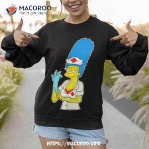 Mark Hoppus Marge Simpsons Nurse Shirt 2 mark hoppus marge simpsons nurse shirt sweatshirt 1
