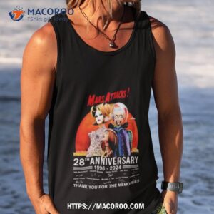 mars attacks 28th anniversary 1996 2024 thank you for the memories signatures t shirt tank top