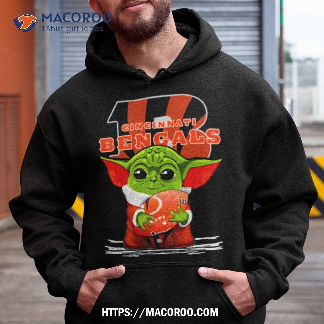 Master Yoda Hug Cincinnati Bengals T Shirt Master Yoda Hug Cincinnati Bengals T Shirt