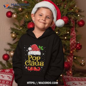matching family christmas santa hat xmas funny pop claus shirt hoodie