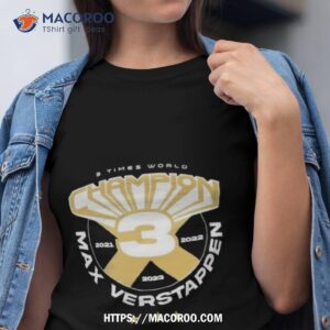 Max Verstappen 2023 World Champion T Shirt
