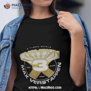 Max Verstappen World Champion 2023 Oracle Red Bull Racing Shirt
