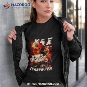 Max Verstappen World Champion A New Era 3x 2021 2023 Signature Shirt