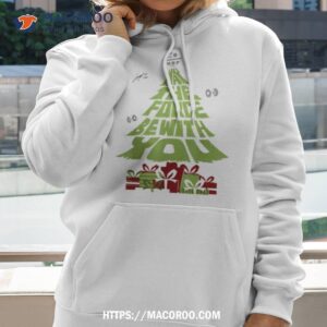 may the force be with you christmas tree shirt hoodie 2