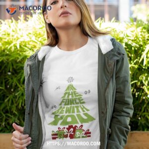 May The Force Be With You Christmas Tree Shirt