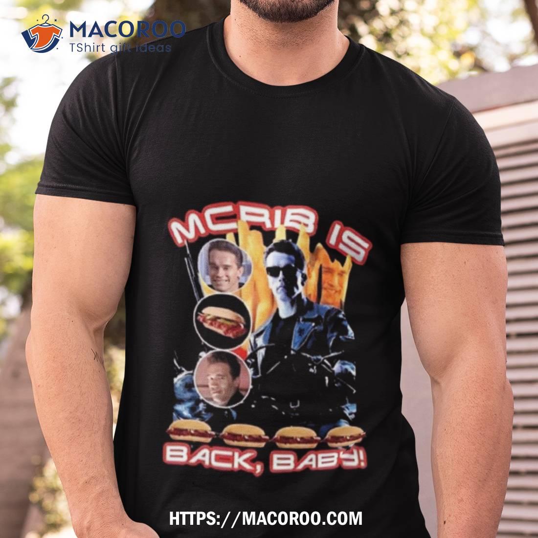 Mcrib Is Back Baby T Shirt Mcrib Is Back Baby T Shirt