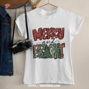 merry amp bright tis the season christmas vacation kids shirt tshirt