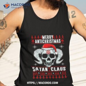merry antichristmas satan claus death metal devilish shirt tank top 3