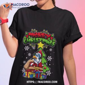merry christmas animals xmas penguin shirt tshirt 1