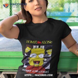 merry christmas home alone bart the simpsons shirt tshirt 1