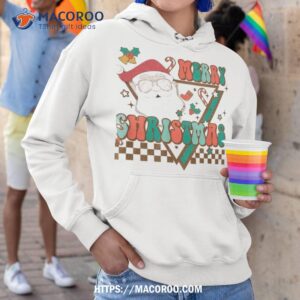 merry christmas santa claus retro family costume shirt hoodie